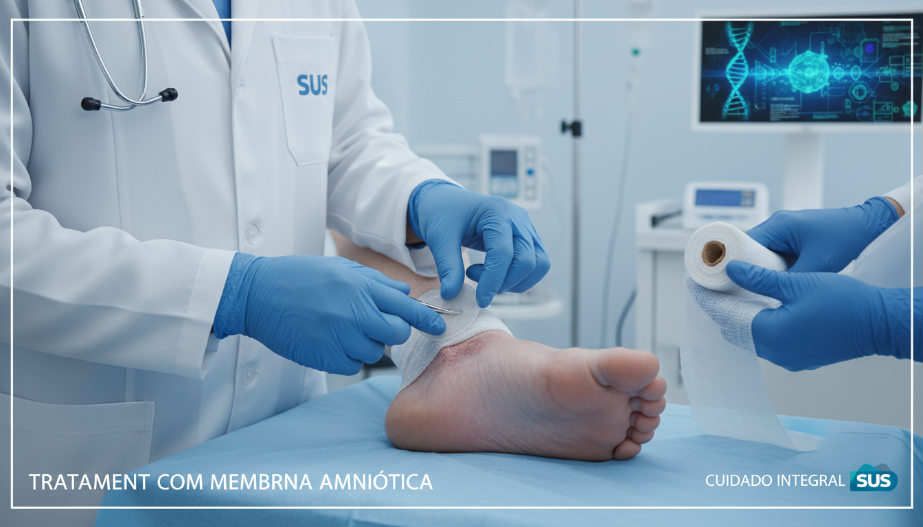 SUS incorpora membrana amniótica para tratar pé diabético e doenças oculares: o que muda para você