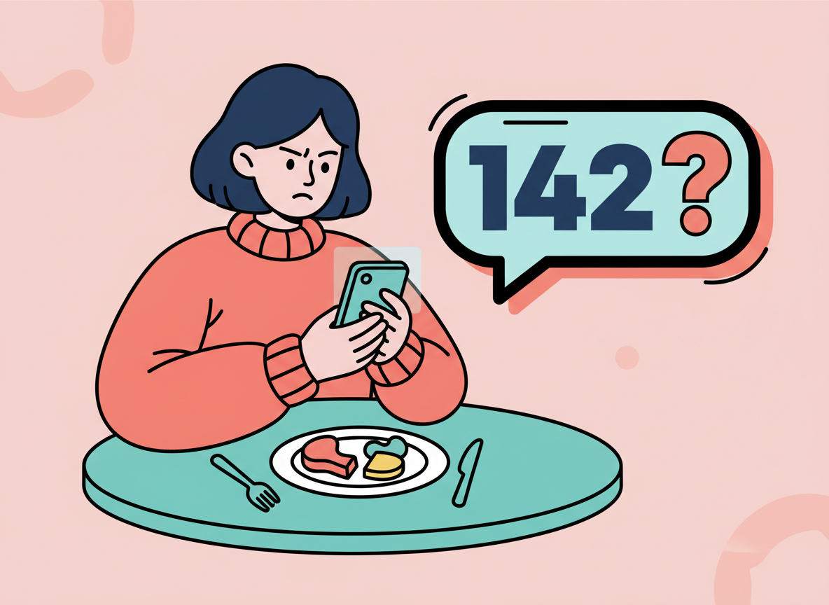 Comeu e ficou em dúvida