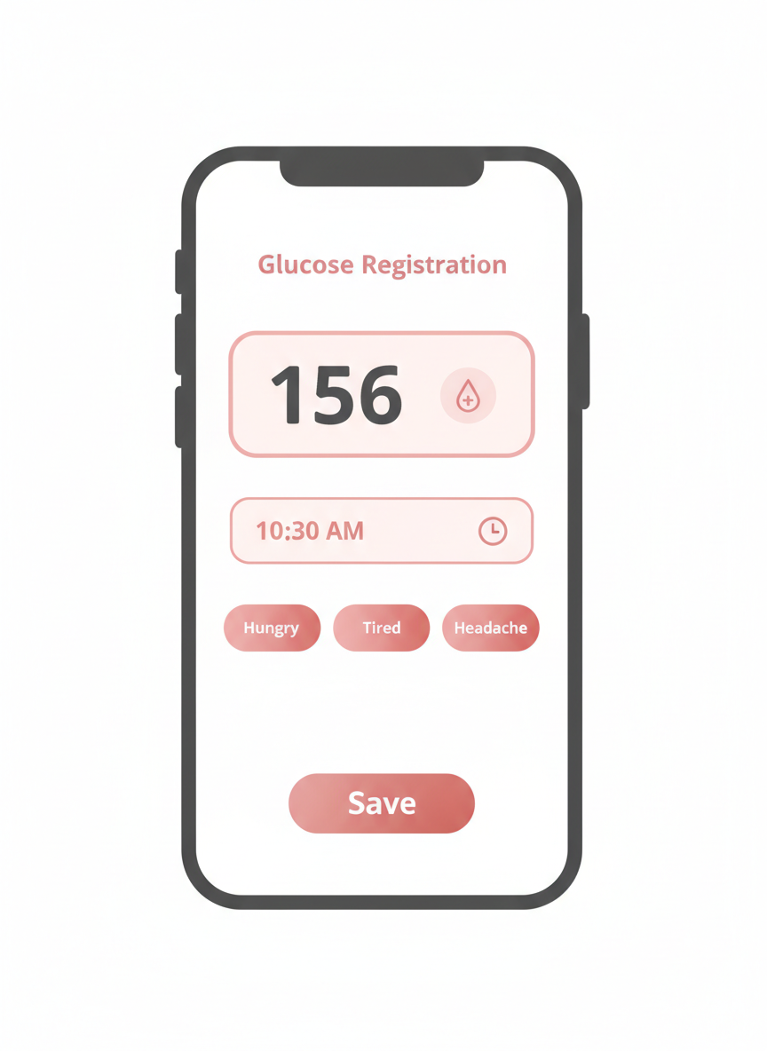 Registre sua glicemia